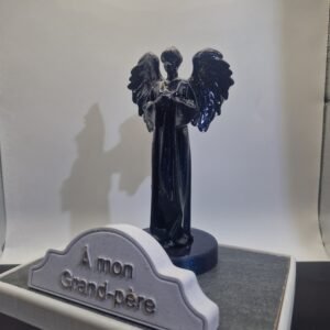 Plaque funéraire Ange personnalisée