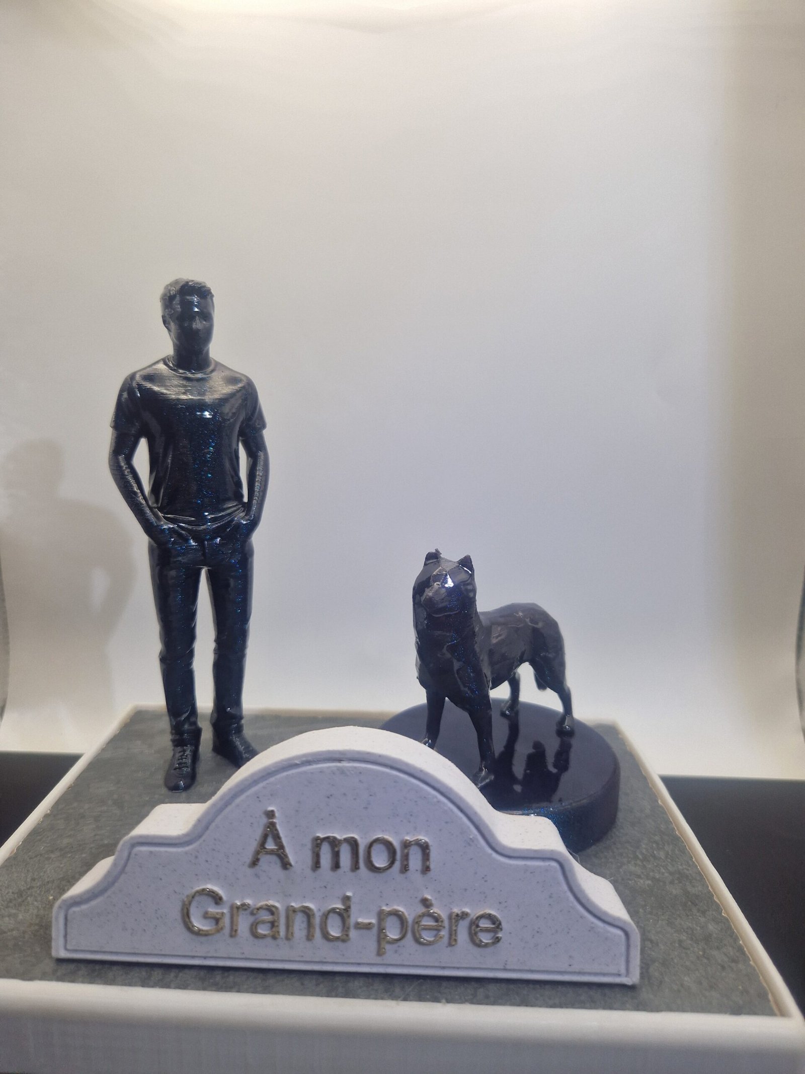 Plaque funéraire Husky personnalisée – Image 2
