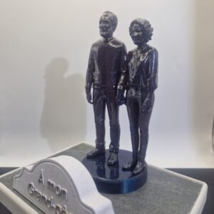 Plaque funéraire Couple -60 ans personnalisée
