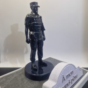 Plaque funéraire Policier Gendarme personnalisée