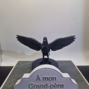 Plaque funéraire Colombes personnalisée