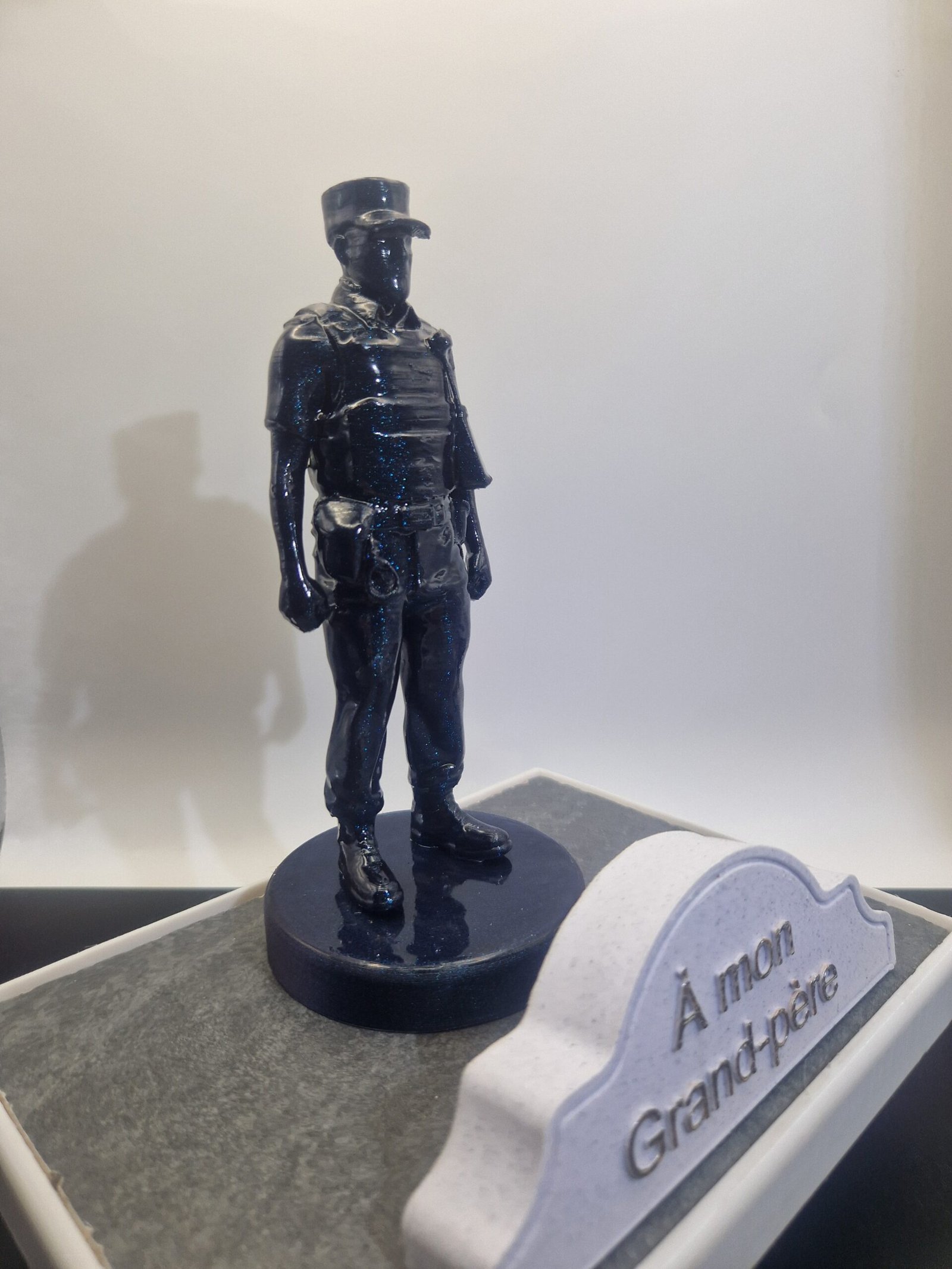 Plaque funéraire Conducteur routier personnalisée