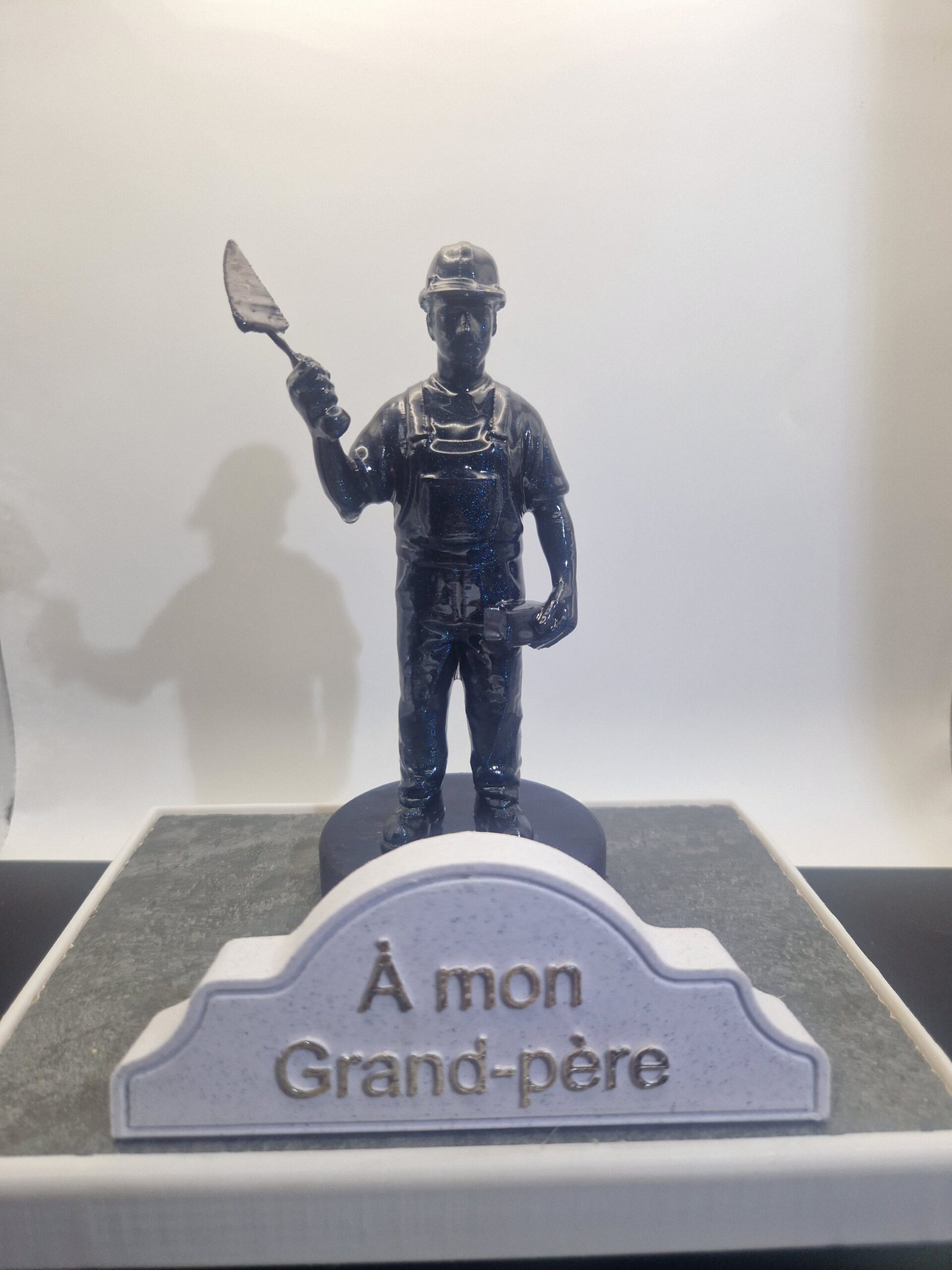 Plaque funéraire Maçon personnalisée – Image 3