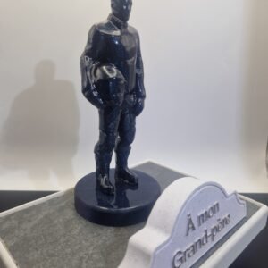 Plaque funéraire Motard personnalisée